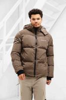 Equalité Essential Puffer Jas Heren Bruin - Maat XXS - Kleur: Bruin | Soccerfanshop