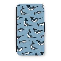 Narwhal: iPhone X Flip Hoesje
