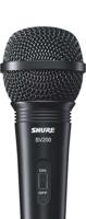 Shure SV200 microfoon Zwart Karaokemicrofoon