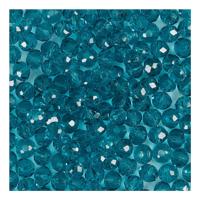 Creativ Company Facet kralen turquoise, 45st. Creativ Company Facet kralen turquoise, 45st.