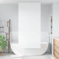 Doucherolgordijn 130x240 cm stofbreedte 126 cm