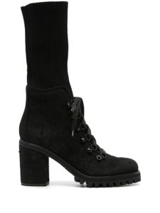 Le Silla St. Moritz 90mm suede boots - Noir