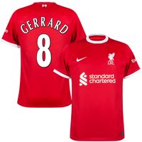 Liverpool FC Shirt Thuis 2023-2024 + Gerrard 8 (Legend Printing) - thumbnail