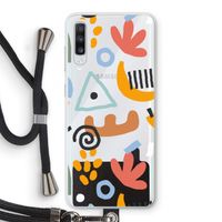 Abstract: Samsung Galaxy A70 Transparant Hoesje met koord