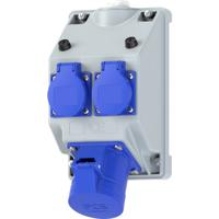 PC Electric 16082352 Stopcontactsplitter Grijs, Blauw