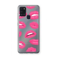 Bite my lip: Samsung Galaxy A21s Transparant Hoesje