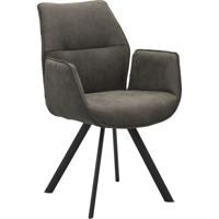 Eetkamerstoel Jaël met arm Grey