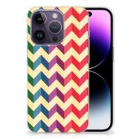 Apple iPhone 14 Pro | TPU bumper | Zigzag Multi Color