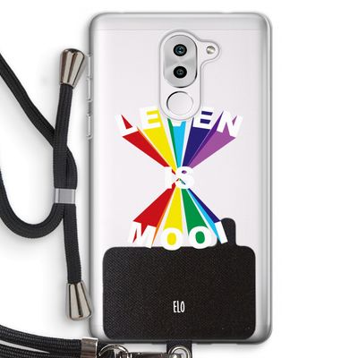 Het Leven Is Mooi: Honor 6X Transparant Hoesje met koord