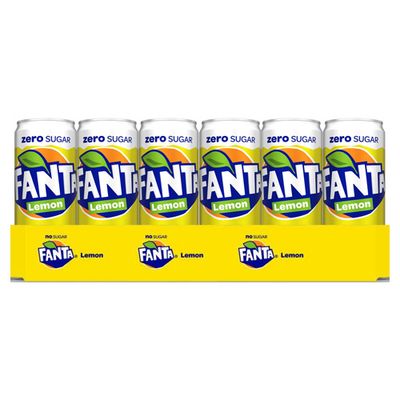 Fanta - Zero Lemon - 24x 330ml