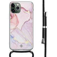 iPhone 11 Pro Max hoesje met koord - Crossbody - Purple sky