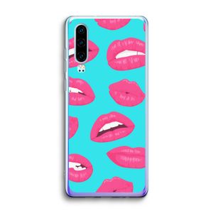 Bite my lip: Huawei P30 Transparant Hoesje