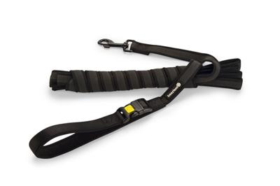 Beeztees Beeztees Parinca Premium Weblijn Hondenriem Handvat Nylon Zwart