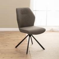 Bendt Draaibare Eetkamerstoel 'Chandler' Bouclé, kleur Taupe