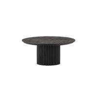 Salontafel Ø90, Acacia zwart