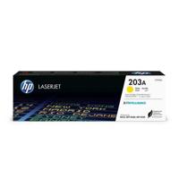 HP 203A echte gele LaserJet toner (CF542A) voor HP Color LaserJet Pro M254 / M280 / M281