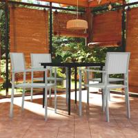 5-delige Tuinset wit