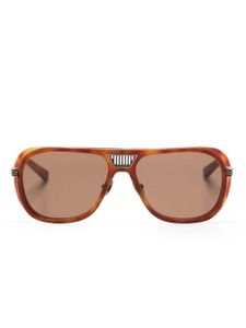 Matsuda lunettes de soleil M3023 à monture pilote - Marron