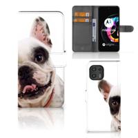 Motorola Edge 20 Lite | Telefoonhoesje | Met pasjeshouder | Franse Bulldog