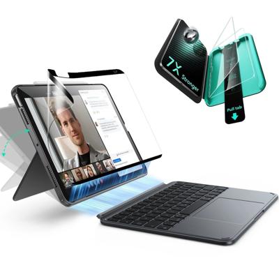 iPad Air 11" (M4, 2026) Shift Tastaturhülle (abnehmbar) & Paper-Feel Schutzbundle - DE Layout - Dark Gray