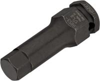 HAZET Krachtdopsleutelbit 985S-17LG · 1/2 inch (12,5 mm) vierkant hol · Binnen-zeskant-profiel · SW 17 mm