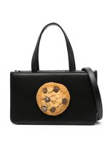 Puppets and Puppets petit sac cabas Cookie en cuir - Noir