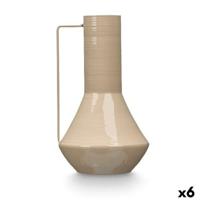 Vaas Gift Decor Bruin Ijzer Kegelvormig 17 x 29 x 7 cm (6 Stuks)