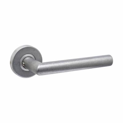 Intersteel deurkruk Jura op rozet verdekt ø53x10mm - PVD RVS getrommeld