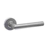 Intersteel deurkruk Jura op rozet verdekt ø53x10mm - PVD RVS getrommeld