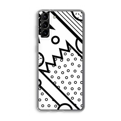 Pop Art #4: Samsung Galaxy S21 Plus Transparant Hoesje