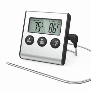 Niceey Vleesthermometer - BBQ Thermometer - Grijs