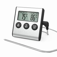 Niceey Vleesthermometer - BBQ Thermometer - Grijs - thumbnail