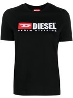 Diesel t-shirt T-Reg-Div en coton - Noir