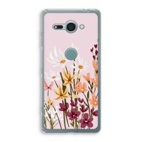 Painted wildflowers: Sony Xperia XZ2 Compact Transparant Hoesje