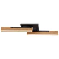 Deko Light MADERA 348147 Plafondopbouwarmatuur LED vast ingebouwd Energielabel: F (A - G) 15 W Zwart - thumbnail