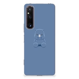 Sony Xperia 1 V Telefoonhoesje met Naam Baby Rhino