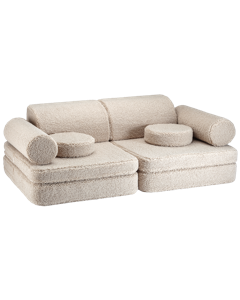 Wigiwama Settee Sofa - Biscuit Teddy