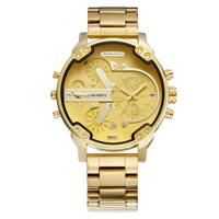 CAGARNY 6820 Fashion Life waterdichte gouden oppervlakte stalen band quartz horloge