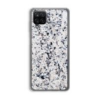 Gespikkelde marmer: Samsung Galaxy A12 Transparant Hoesje