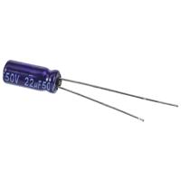 Panasonic Elektrolytische condensator Radiaal bedraad 2 mm 22 µF 50 V 20 % (Ø) 5 mm 1 stuk(s)