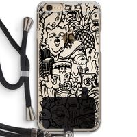Vexx Black Mixtape: iPhone 6 / 6S Transparant Hoesje met koord