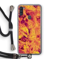 Eternal Fire: Samsung Galaxy A11 Transparant Hoesje met koord