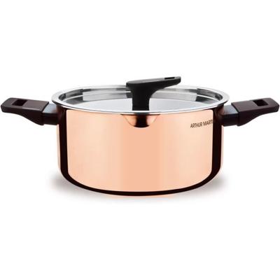 24 cm braadpan - ARTHUR MARTIN - AM945GT - 3 drievoudige actielagen: koper, aluminium, roestvrij staal - Alle warmtebronnen inclusief inductie