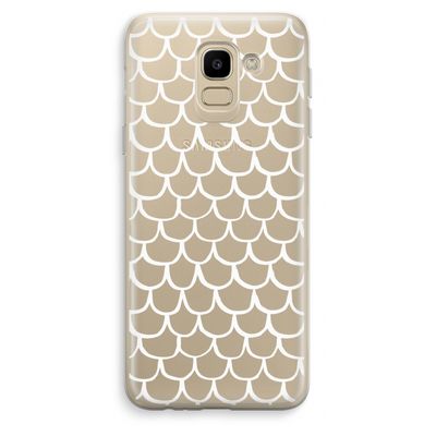 Dakpannetjes: Samsung Galaxy J6 (2018) Transparant Hoesje