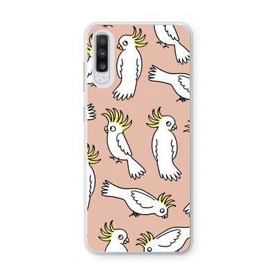 Papegaai: Samsung Galaxy A70 Transparant Hoesje
