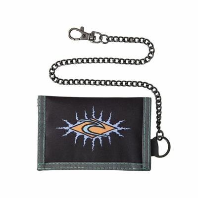 Heren portemonnee Rip Curl Chain Wallet Zwart