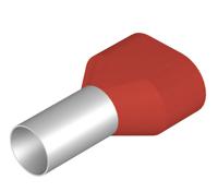 Weidmüller 9018880000 Dubbele adereindhulzen 10 mm² Deels geïsoleerd Rood 100 stuk(s) - thumbnail