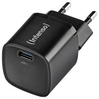 Intenso Power Adapter W30C² black USB-oplader 30 W Binnen Uitgangsstroom (max.) 3 A Aantal uitgangen: 1 x USB-C GaN, USB Power Delivery (USB-PD)