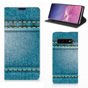 Samsung Galaxy S10 Hippe Standcase Jeans