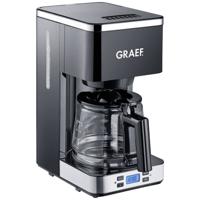 Graef FK 502 Koffiezetapparaat Zwart Capaciteit koppen: 10 Timerfunctie, Glazen kan, Warmhoudfunctie, Display